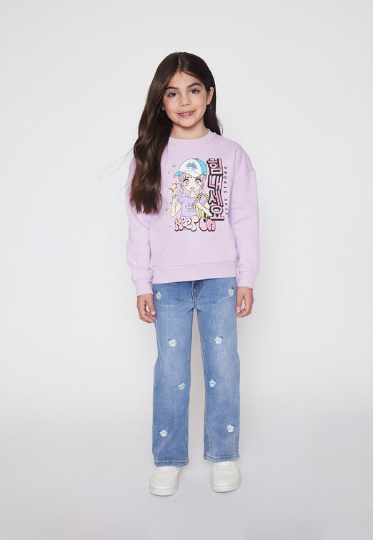 Poleron Nina Lila Girl Anime Family Shop