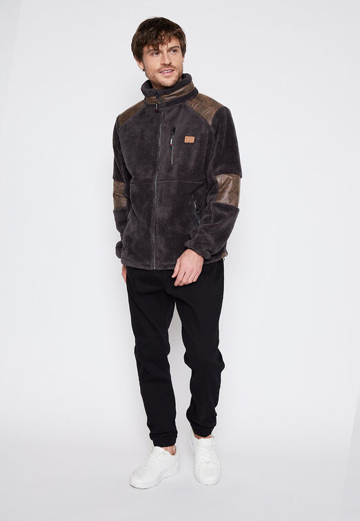 Chaqueta Hombre Gris Aplicaciones Puff Family Shop