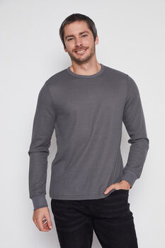 Polera Hombre Gris Wafles Family Shop