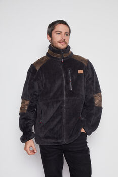 Chaqueta Hombre Gris Peluda Family Shop