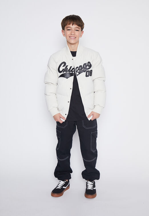 Chaqueta Lolo Blanco Bomber Chicago Family Shop