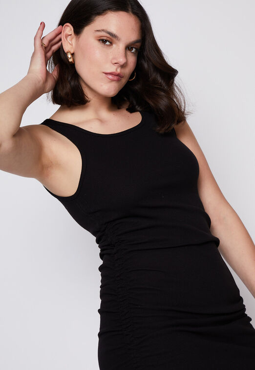 Vestido Sin Mangas Negro Family Shop