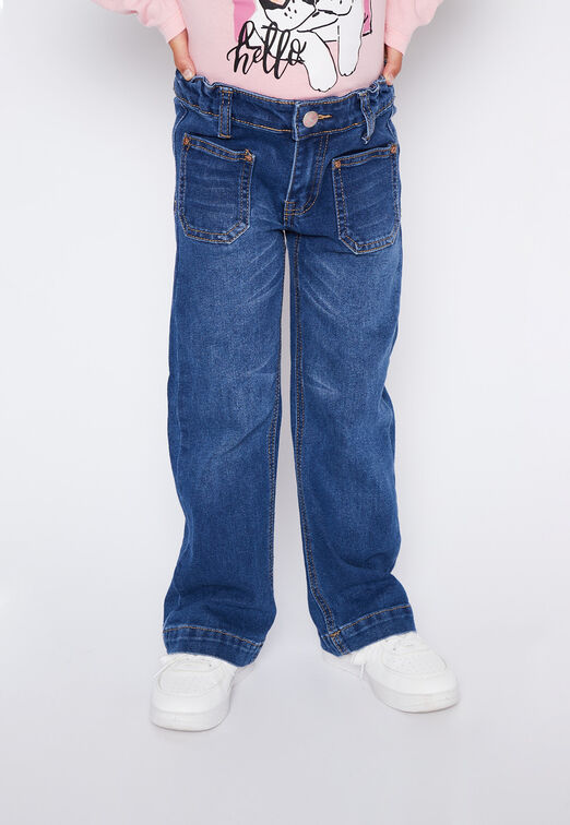 Jeans Nina Azul Flare Pockets Family Shop
