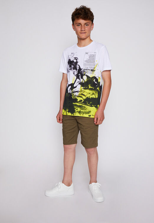 Bermuda Denim Solid Verde Family Shop