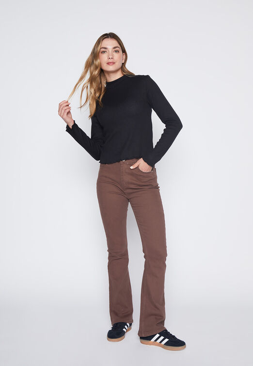 Sweater Mujer Negro Soft Family Shop