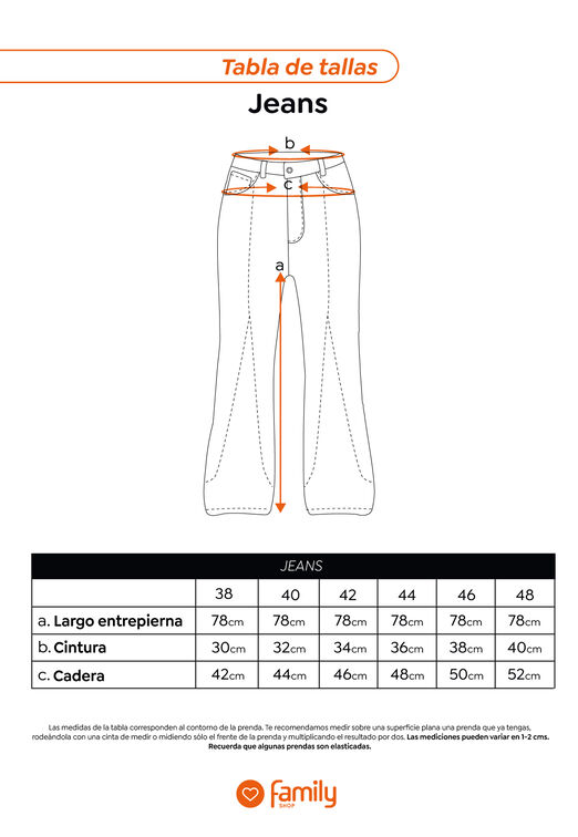Jeans Flare Gris Family Shop