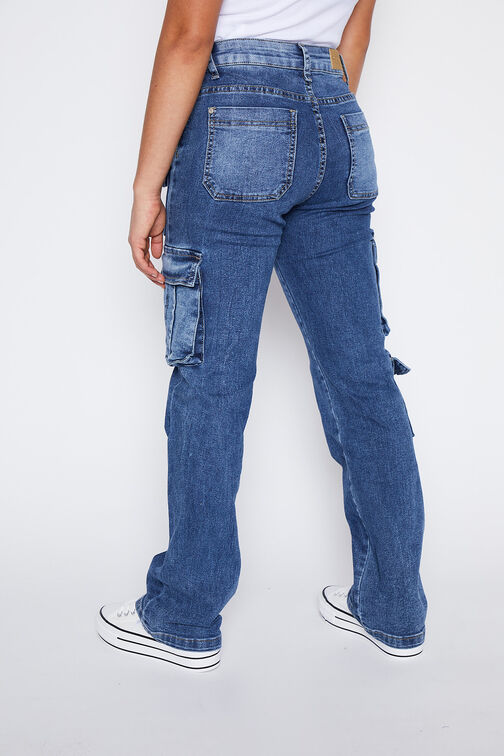 Jeans Lola Azul Multibolsillo Family Shop