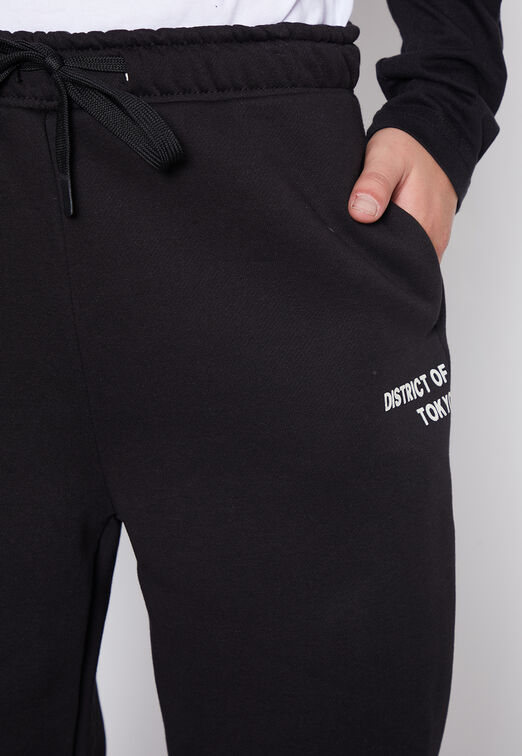 Pantalon De Buzo Lolo Negro Jogger Tokio Family Shop