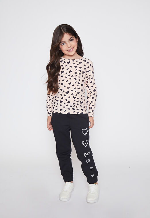 Camiseta Nina Rosado Termica Rapport Family Shop
