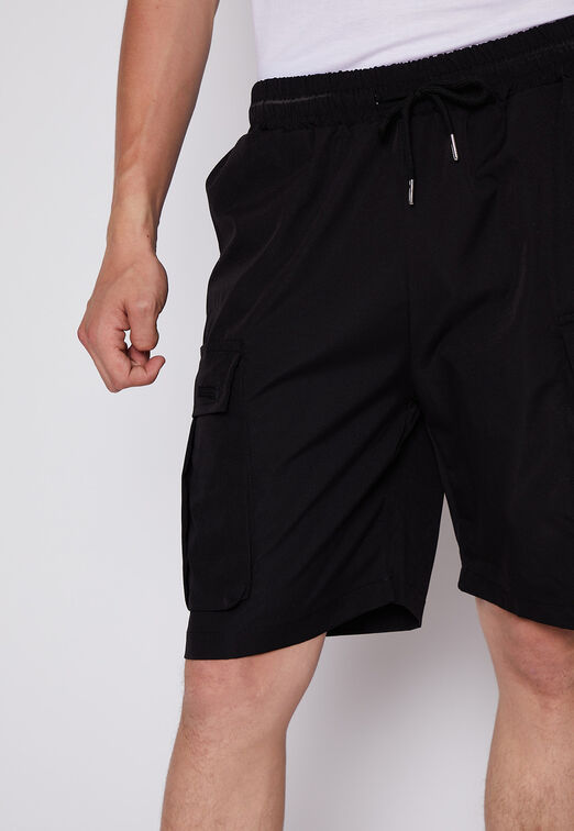 Bermuda Plus Size Cargo Negro Family Shop