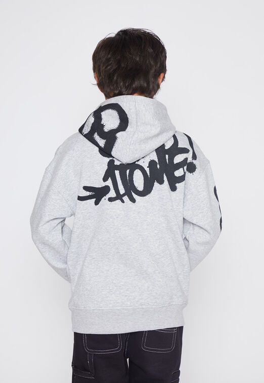 Poleron Nino Gris Cool Family Shop