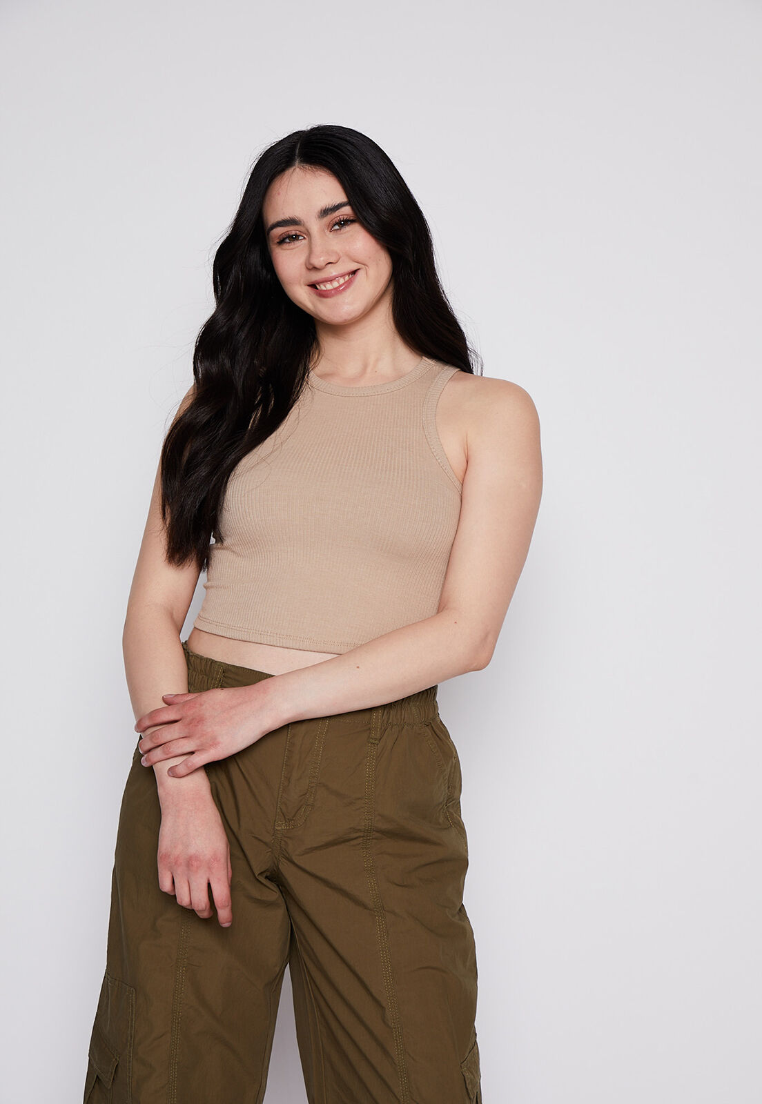 Polera halter deals