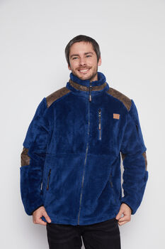 Chaqueta Hombre Azul Peluda Family Shop