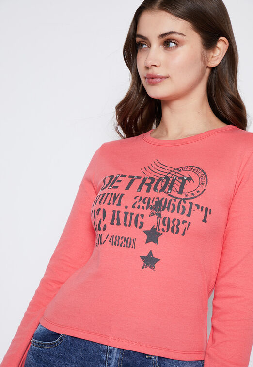 Polera Mujer Coral Chicago Family Shop