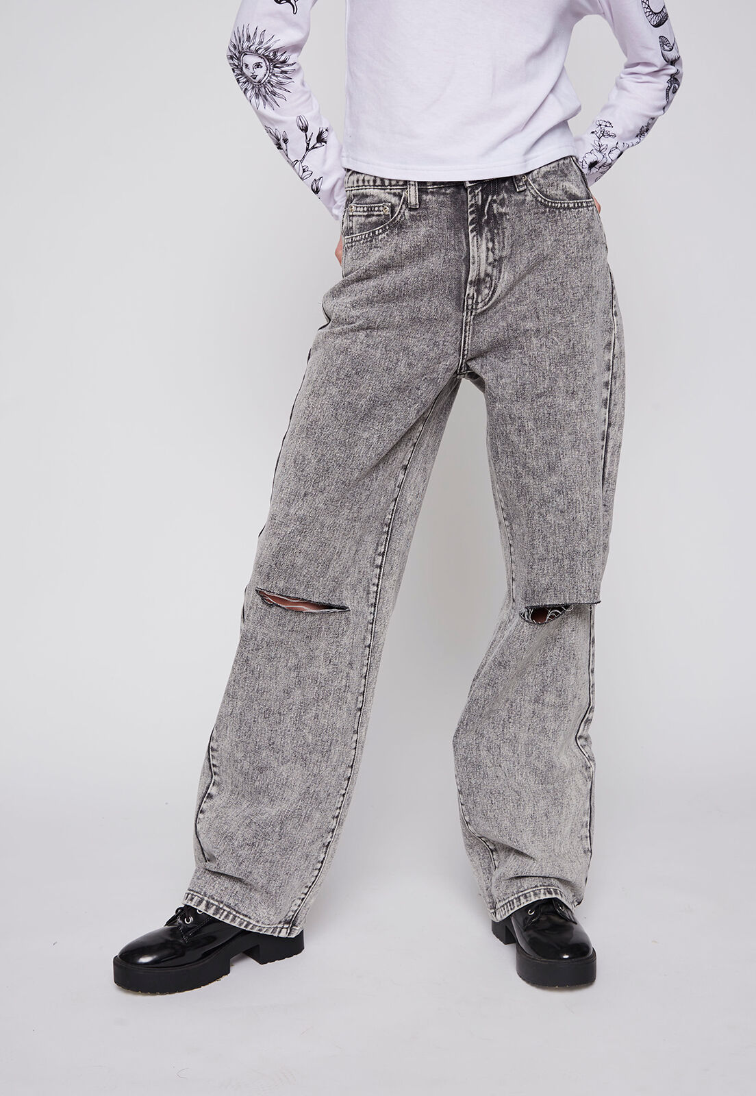 Pantalones basta hotsell ancha