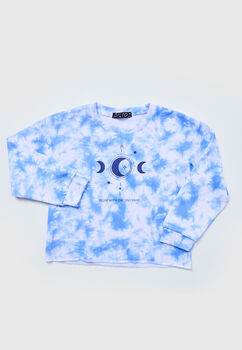 Polerón  Tie Dye Astros Celeste Family Shop