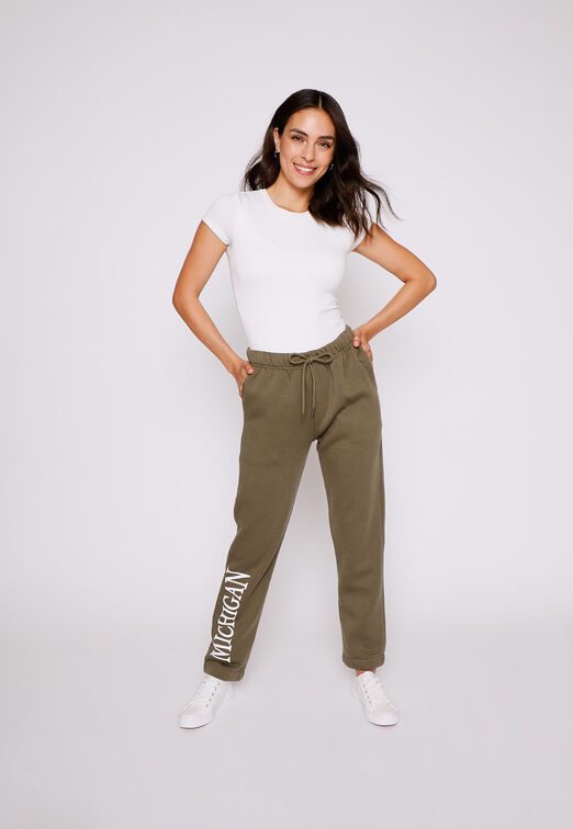 Pantalon Buzo Mujer Verde Michigan  Family Shop