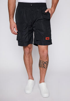 Bermuda Cargo 3 Bolsillos Negro Family Shop