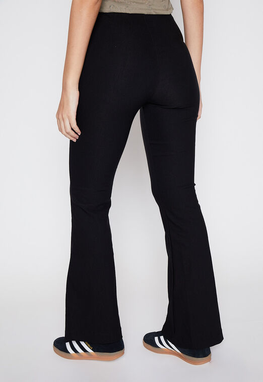 Pantalon Mujer Negro Flare Family Shop