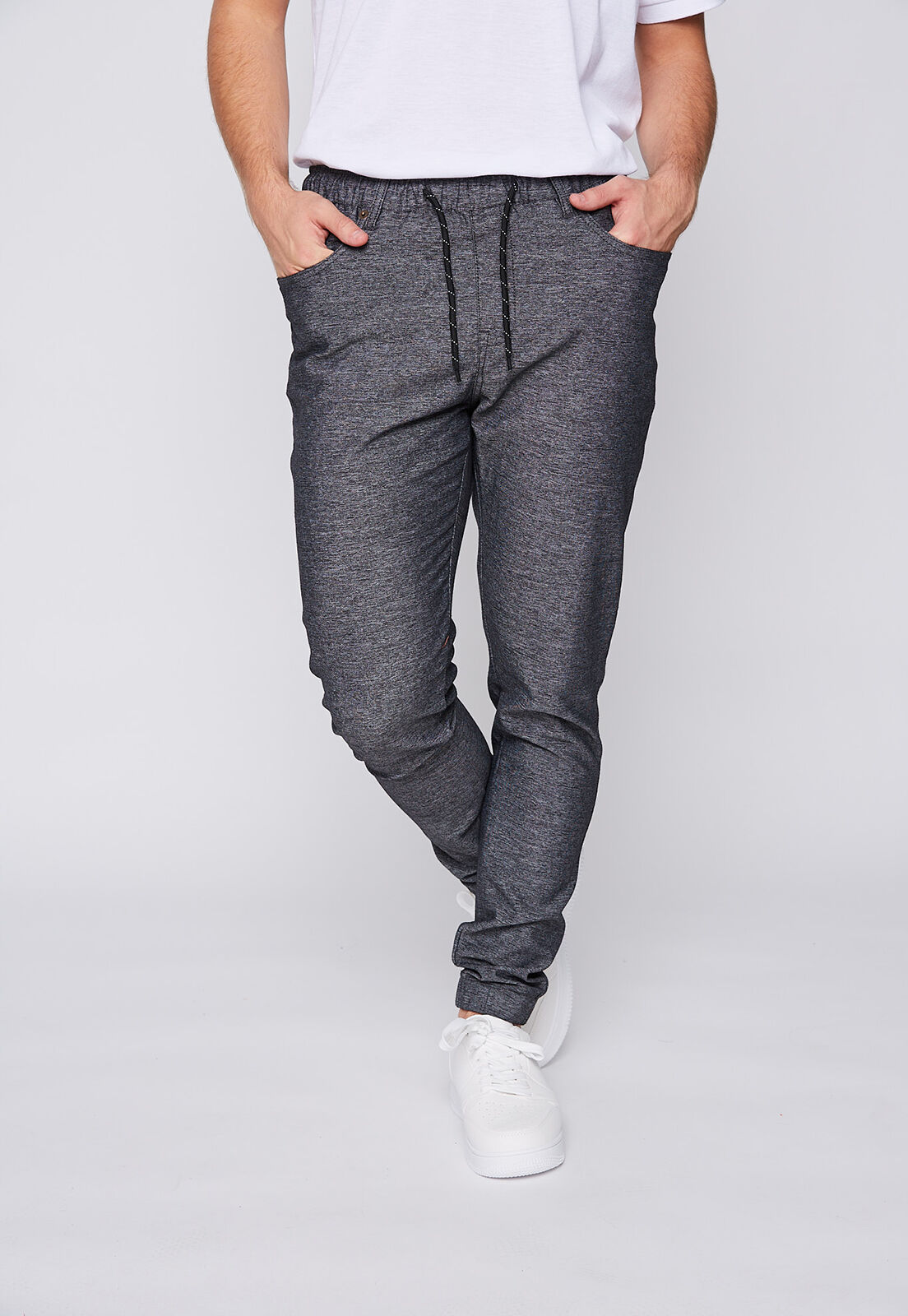 Jogger Jaspeado Gris Family Shop