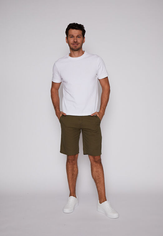 Bermuda Chino Basic Verde Family Shop