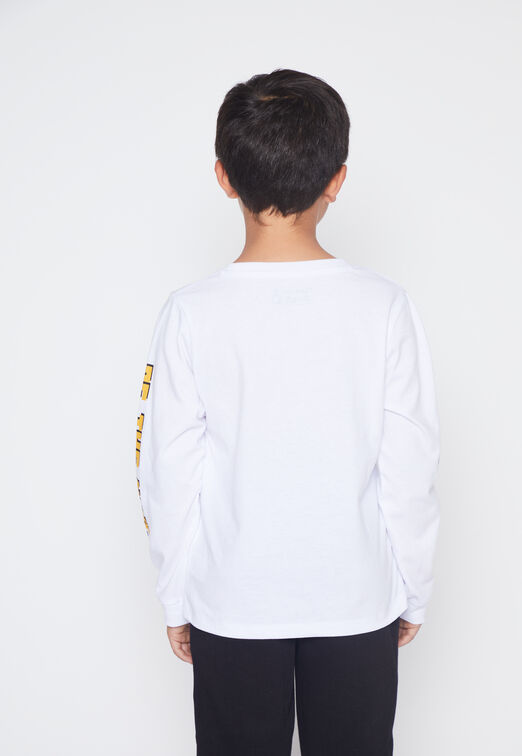 Polera Nino Blanco Dino Family Shop