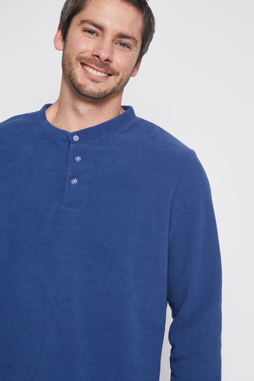 Pijama Hombre Azul Polar  Family Shop