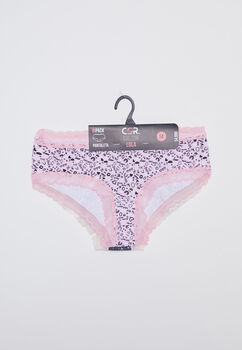 Lola  Calzon 2 Pares  Negro  Pantaleta Family Shop