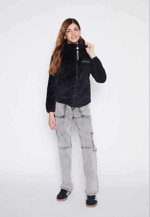 Polar Lola Negro Textura Stars Family Shop