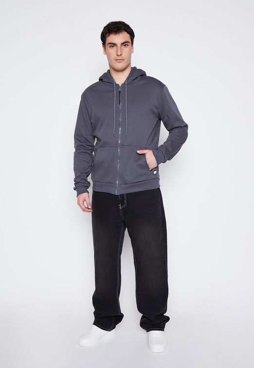 Poleron Hombre Acero Basico Family Shop
