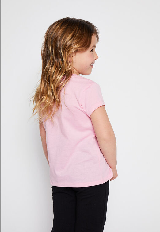 Polera Lentejuelas Love Rosado Family Shop