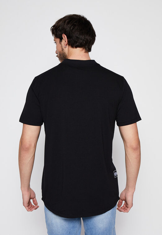 Polera Cuello Redondo Con Cierre Negro Family Shop