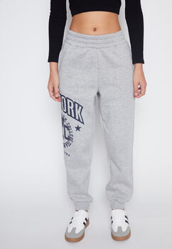 Pantalon De Buzo Lola Gris College Nyc Family Shop