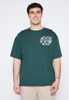 Polera Hombre Verde Graffiti Family Shop