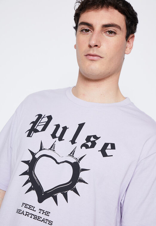 Polera Hombre Lila Pulse Family Shop