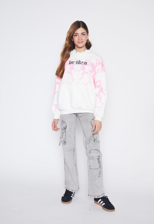 Poleron Lola Crudo Letras Trend Family Shop