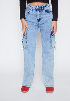 Jeans Lola Azul Cargo Family Shop
