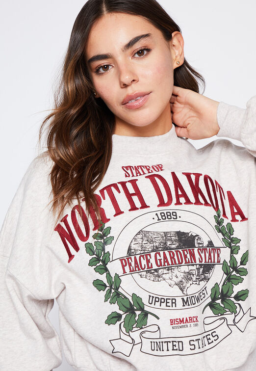 Poleron Mujer Gris North Dakota Family Shop