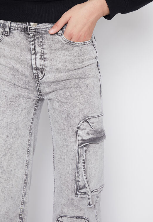 Jeans Lola Gris Wide Leg Lavado Family Shop