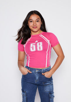 Polera Lola Fucsia Sporty Numero Family Shop