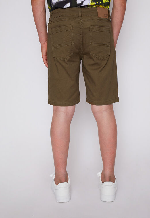 Bermuda Denim Solid Verde Family Shop