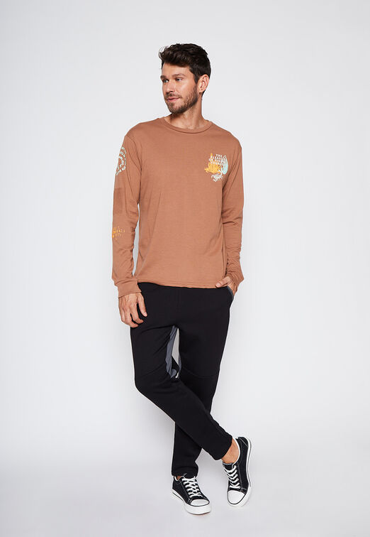 Pantalon De Buzo Aplicacion Rodilla Negro Family Shop