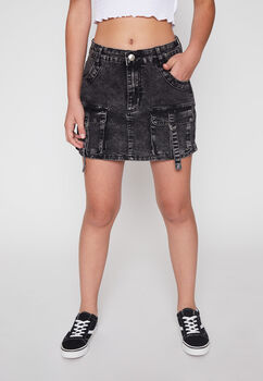 Faldas Lola Negro Cargo Tiradores Family Shop