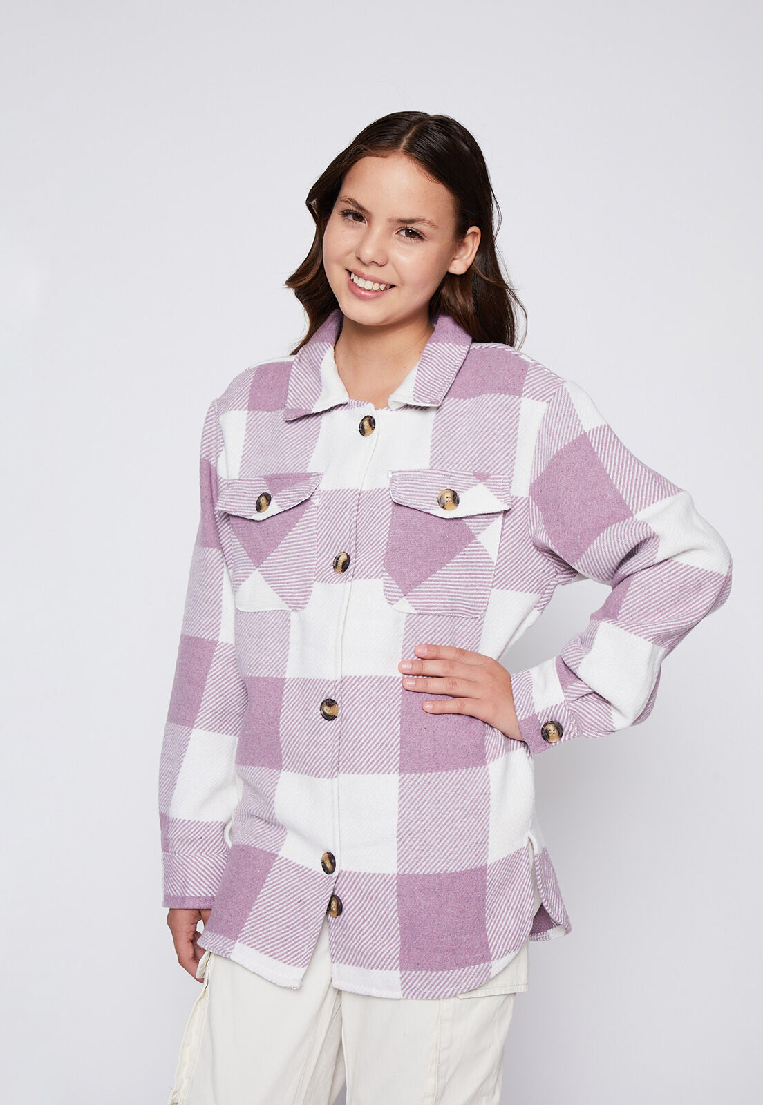 Sobrecamisa lila 2025