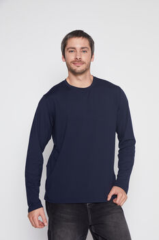 Camiseta Hombre Azul Termica Family Shop