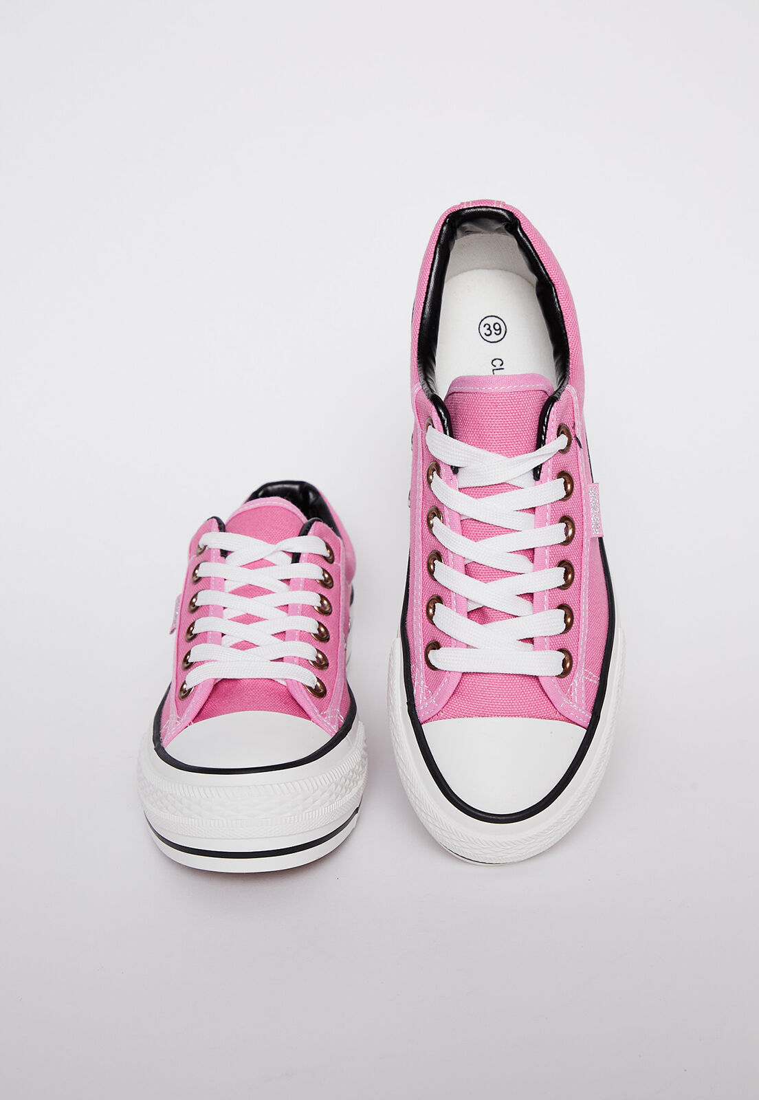 Zapatilla Lona Rosado T.36 41 Family Shop