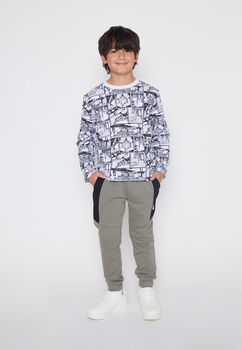 Pantalon De Buzo Nino Verde Active Family Shop