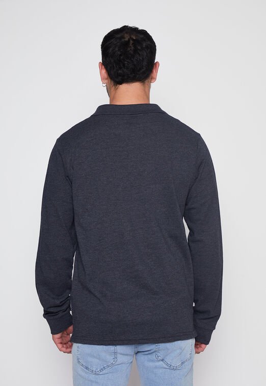 Polera Hombre Gris Pique Family Shop