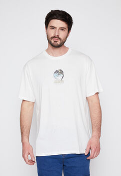 Polera Hombre Blanco Tropic Family Shop