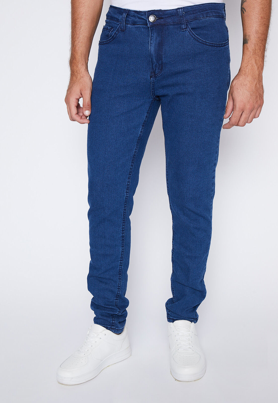 Jeans elasticado hombre discount
